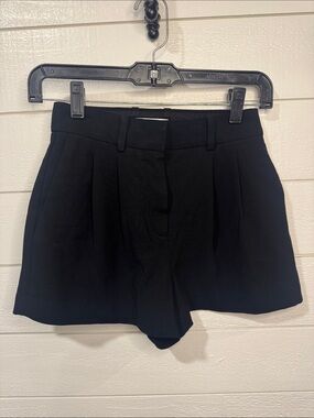 BABATON Aritzia High-Waist Black Tailored Women’s Shorts- 00